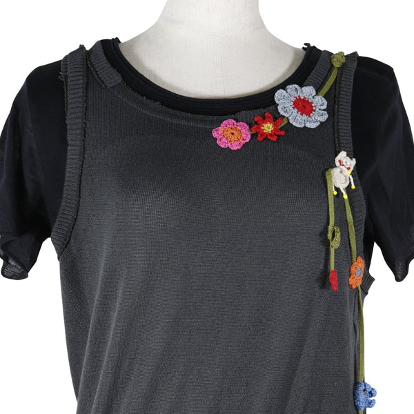 [OLLEBOREBLA] T-shirt à manches courtes avec gilet OLEBOREBLA