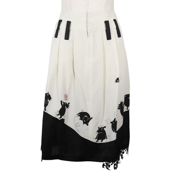 [OLLEBOREBLA] Jupe évasée OLEBORE BLA