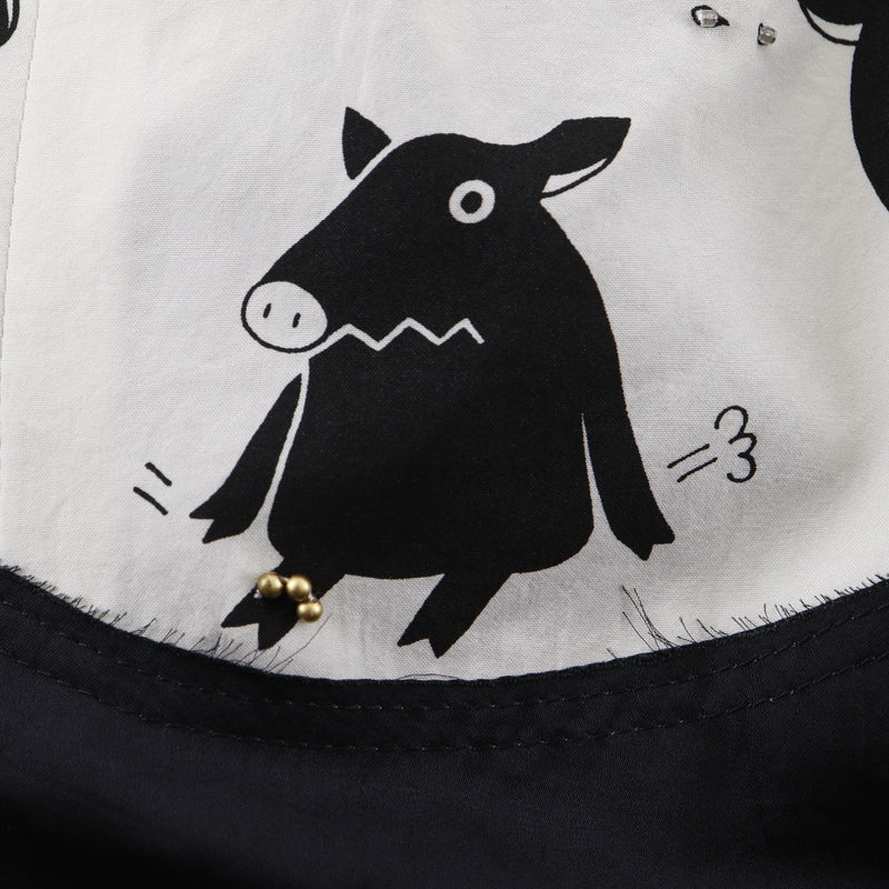 [OLLEBOREBLA] OLEBORE BLA Flare Skirt Skirt