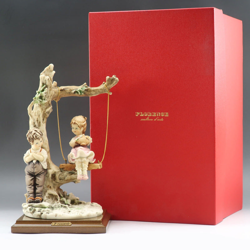 ジョゼッペ・アルマーニ 陶器製 フローレンス社 置物 イタリア製 ジョゼッペ・アルマーニ フローレンス社 置物 イタリア製 ポーセリン製