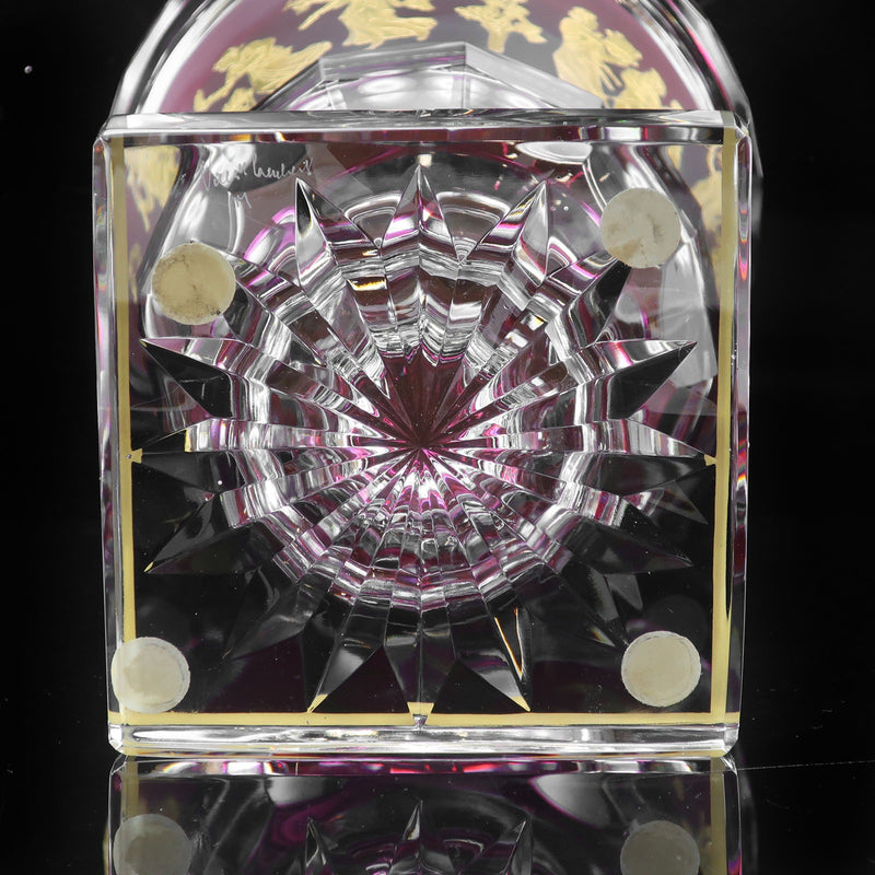 【Val Saint Lambert】ヴァルサンランベール ダンス ドゥ フロール フラワーベース 花瓶