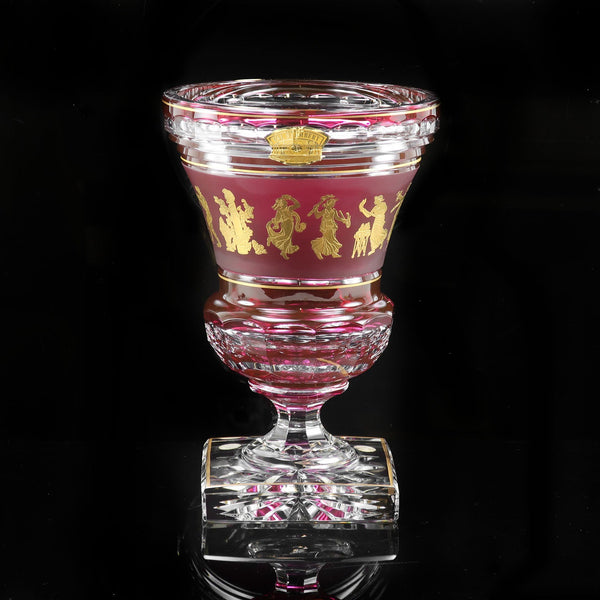 【Val Saint Lambert】ヴァルサンランベール ダンス ドゥ フロール フラワーベース 花瓶