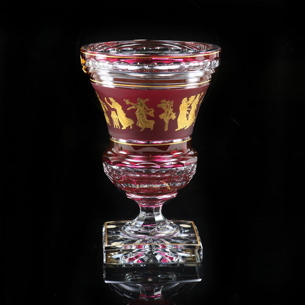 【Val Saint Lambert】ヴァルサンランベール ダンス ドゥ フロール フラワーベース 花瓶