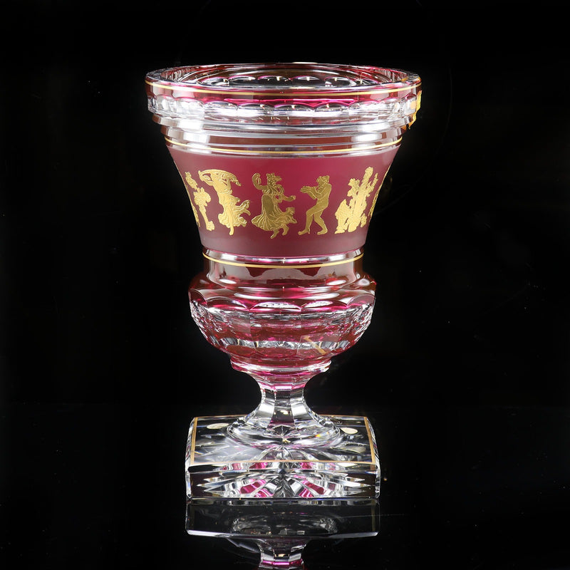 【Val Saint Lambert】ヴァルサンランベール ダンス ドゥ フロール フラワーベース 花瓶