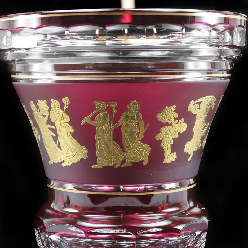 【Val Saint Lambert】ヴァルサンランベール ダンス ドゥ フロール フラワーベース 花瓶