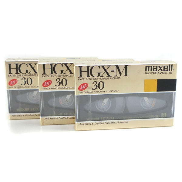 [Maxell] MAXELL 8 mm Cassette vidéo ruban HGX-M Autres appareils électroménagers High Grade 30 Minutes x 3 pièces Set P6-30 HGX 0,3 "Cassette vidéo Cassette HGX-M _S RANG