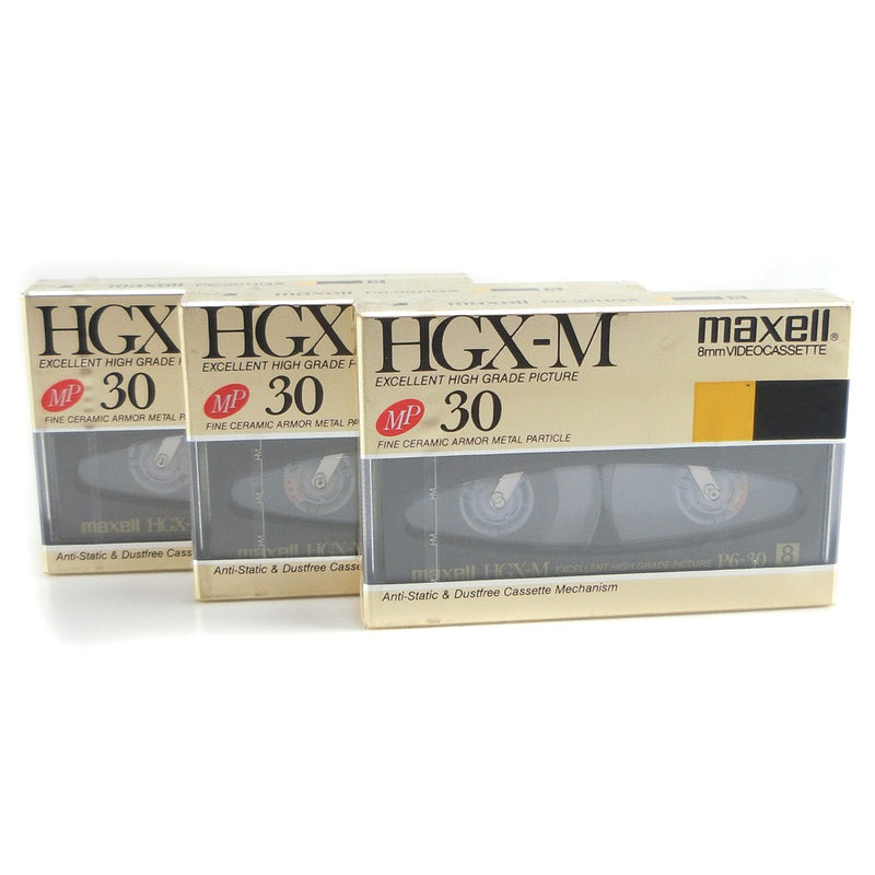 [Maxell] MAXELL 8 mm Cassette vidéo ruban HGX-M Autres appareils électroménagers High Grade 30 Minutes x 3 pièces Set P6-30 HGX 0,3 "Cassette vidéo Cassette HGX-M _S RANG