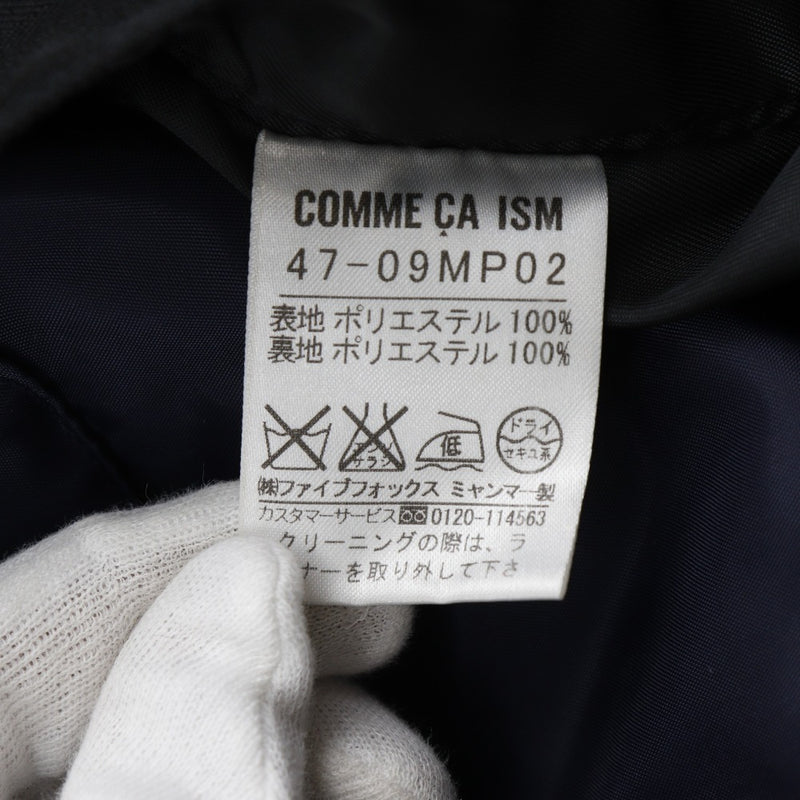 【COMME CA ISM】コムサイズム シャドーストライプ トレンチコート