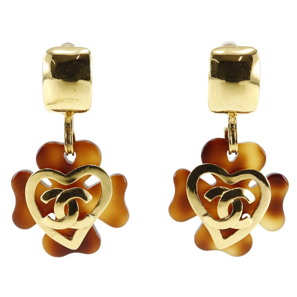 [CANAL] Chanel COCO Markpendientes de corazon