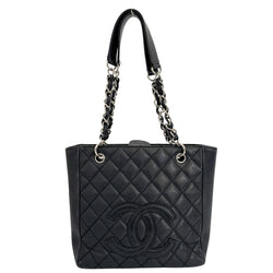 [CHANEL] Chanel 
 PST tote shoulder bag 
 A50994 Caviar Skin Shoulder A5 magnet type PST TOTE Ladies