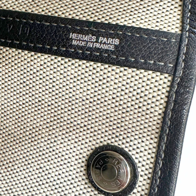 [HERMES] Hermes 
 Garden Party PM Handbag 
 Towar Ish White □ J engraved handbag A4 snap button GARDEN PARTY PM Ladies A-Rank