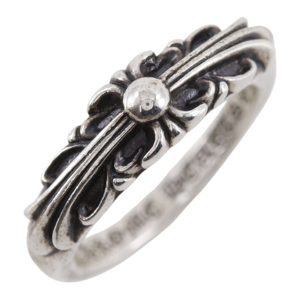 CHROME HEARTS】クロムハーツ クロスバンドリング リング・指輪 16号