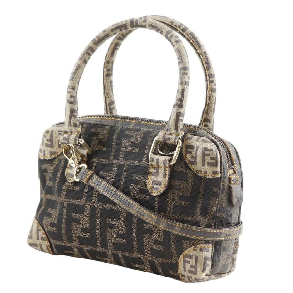 稀少 1円～ FENDI/フェンディ ショルダーバッグ ナイロン ブラック 