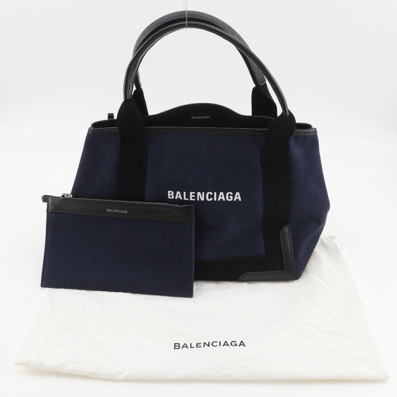 BALENCIAGA】バレンシアガ ネイビーカバス Sサイズ トートバッグ BALENCIAGA】バレンシアガ ネイビーカバス Sサイズ トートバッグ