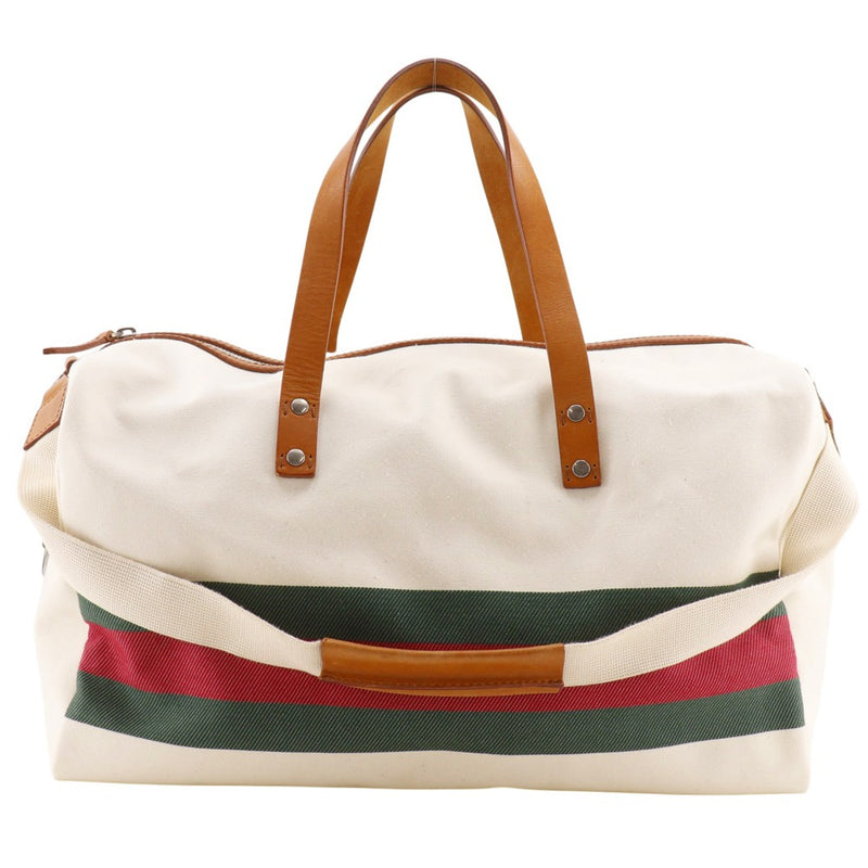 【GUCCI】グッチ ウェビングライン ボストンバッグ
 256097