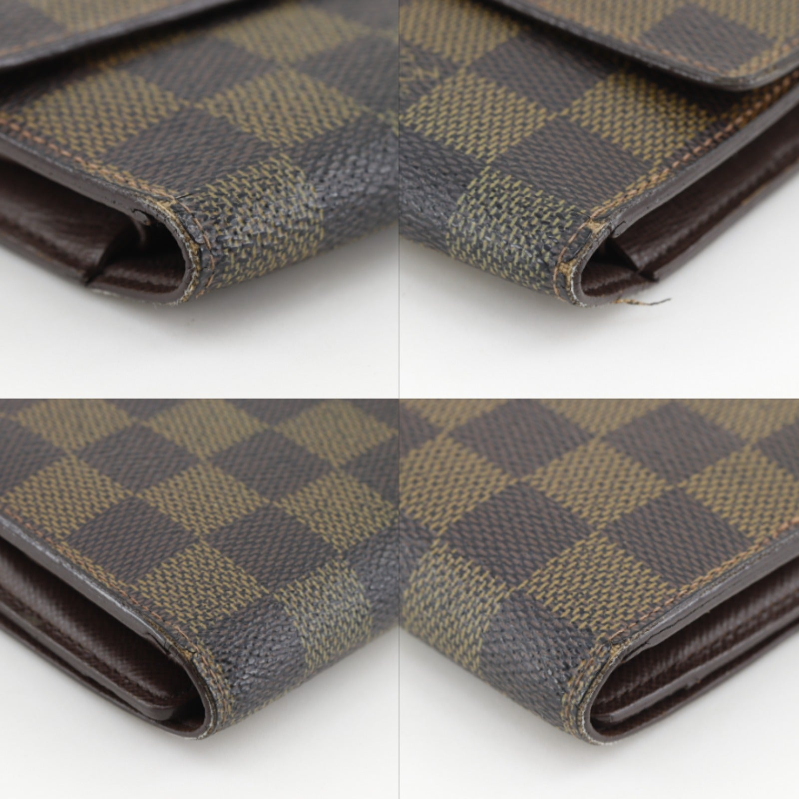 LOUIS VUITTON(ルイヴィトン) 長財布 ダミエ ポルトトレゾールインターナショナル N61215 エベヌ 楽天市場】【中古】LOUIS VUITTON ポルトトレゾール