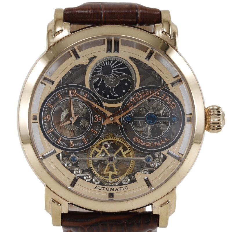 【STUHRLING ORIGINAL】ストゥーリング オリジナル ルチアーノ 371A 腕時計
 ST-91011 自動巻き