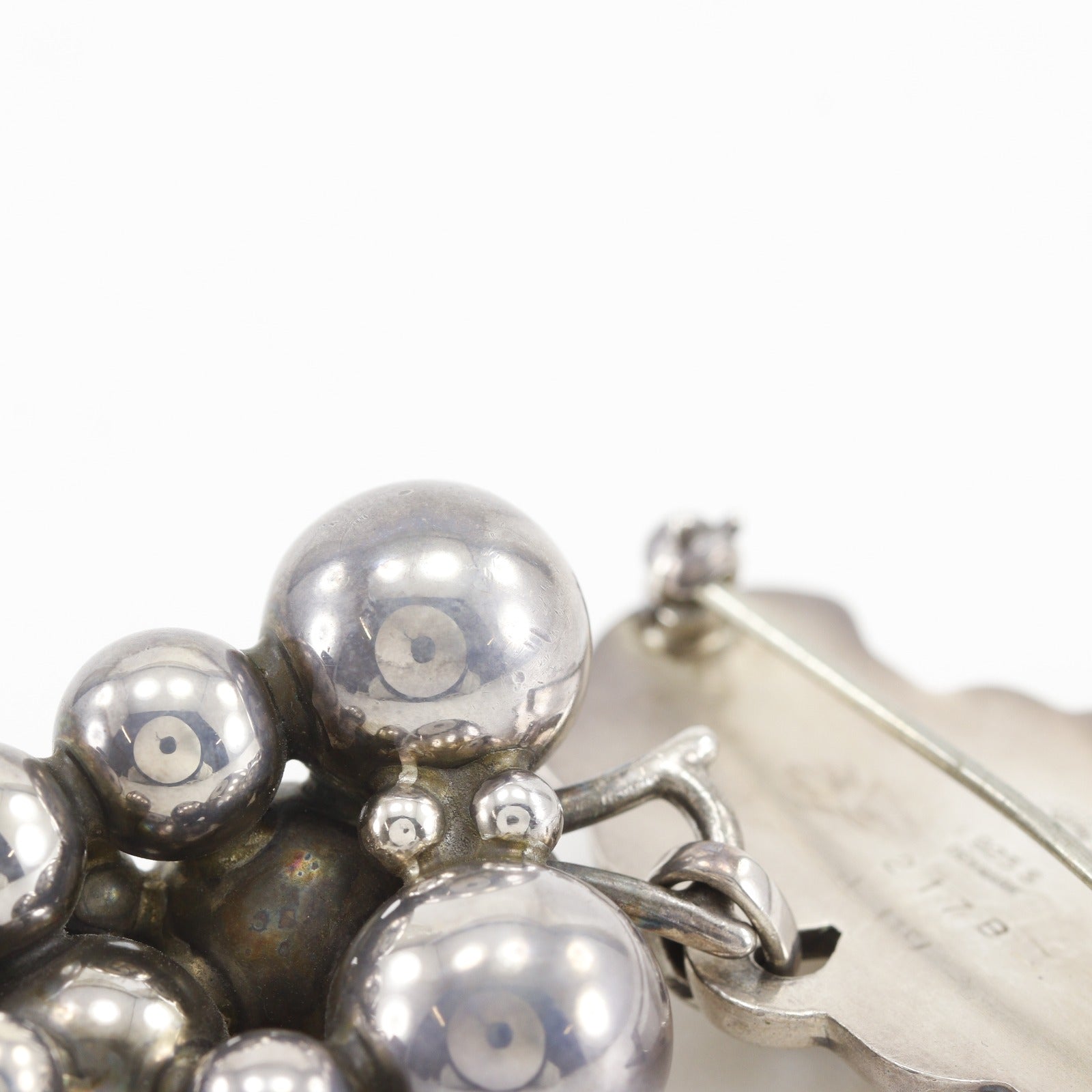 Georg Jensen】ジョージジェンセン グレープモチーフ ブローチ