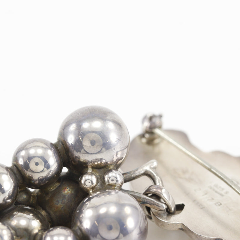 Georg Jensen】ジョージジェンセン グレープモチーフ ブローチ