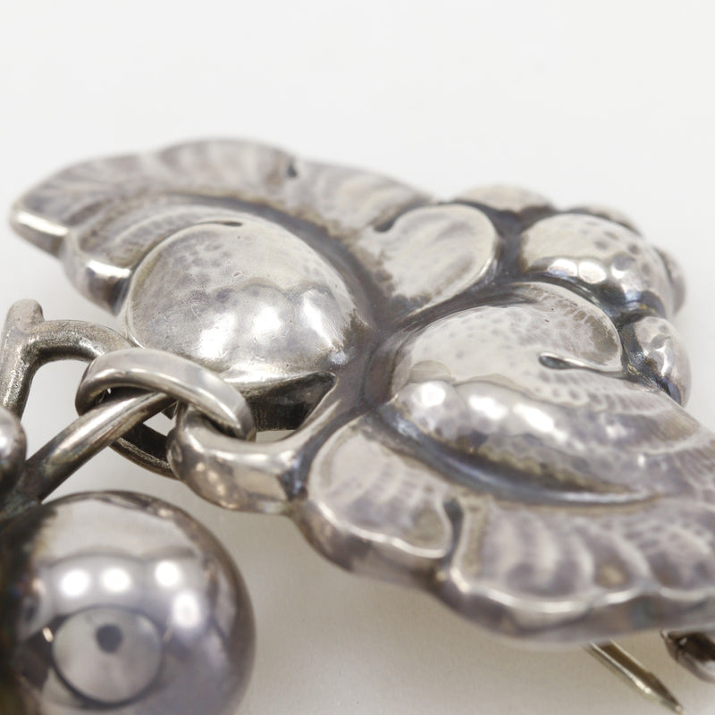 Georg Jensen】ジョージジェンセン グレープモチーフ ブローチ