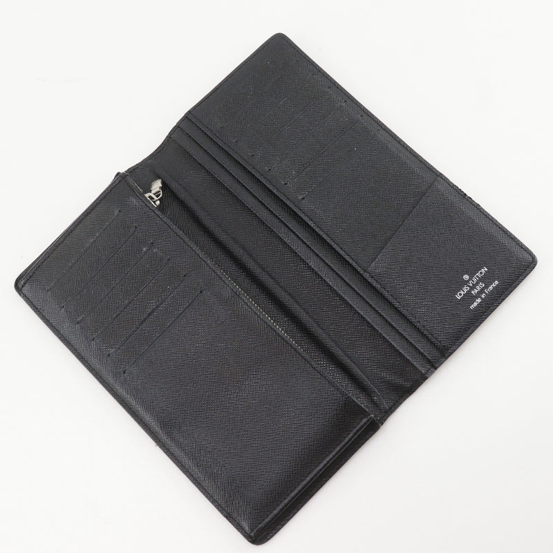 美品 ルイヴィトン ポルトフォイユ ブラザ アンフィニ ブラック 長財布 LOUIS VUITTON】ルイ・ヴィトン ポルトフォイユブラザ 長財布 N62665