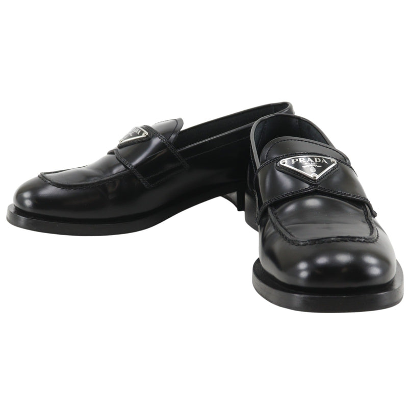 【PRADA】プラダ ブラッシュドローファー ローファー