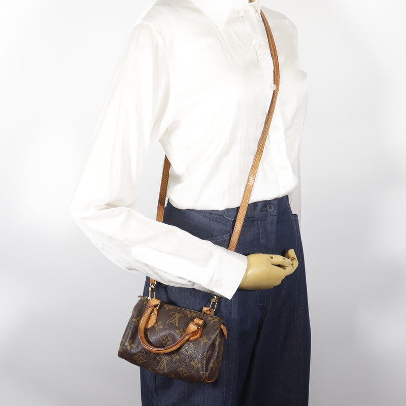 LOUIS VUITTON】ルイ・ヴィトン ミニスピーディ ハンドバッグ M41534