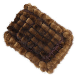 Fur muffler Brown FUR Ladies A-Rank