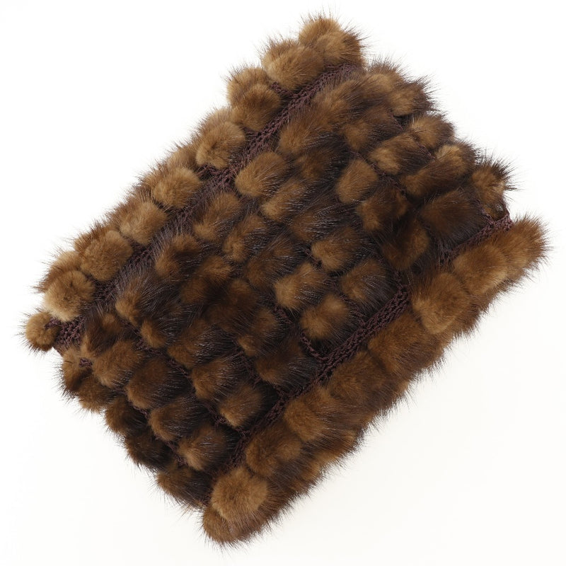 Fur muffler Brown FUR Ladies A-Rank