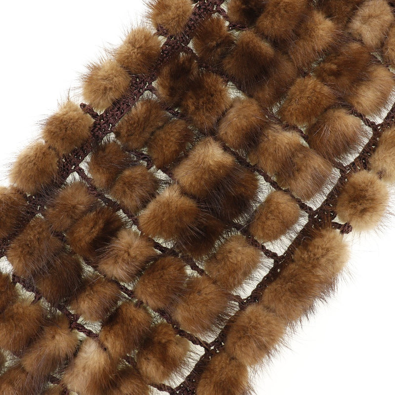 Fur muffler Brown FUR Ladies A-Rank