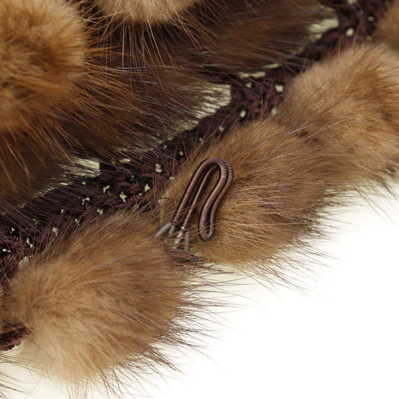 Fur muffler Brown FUR Ladies A-Rank