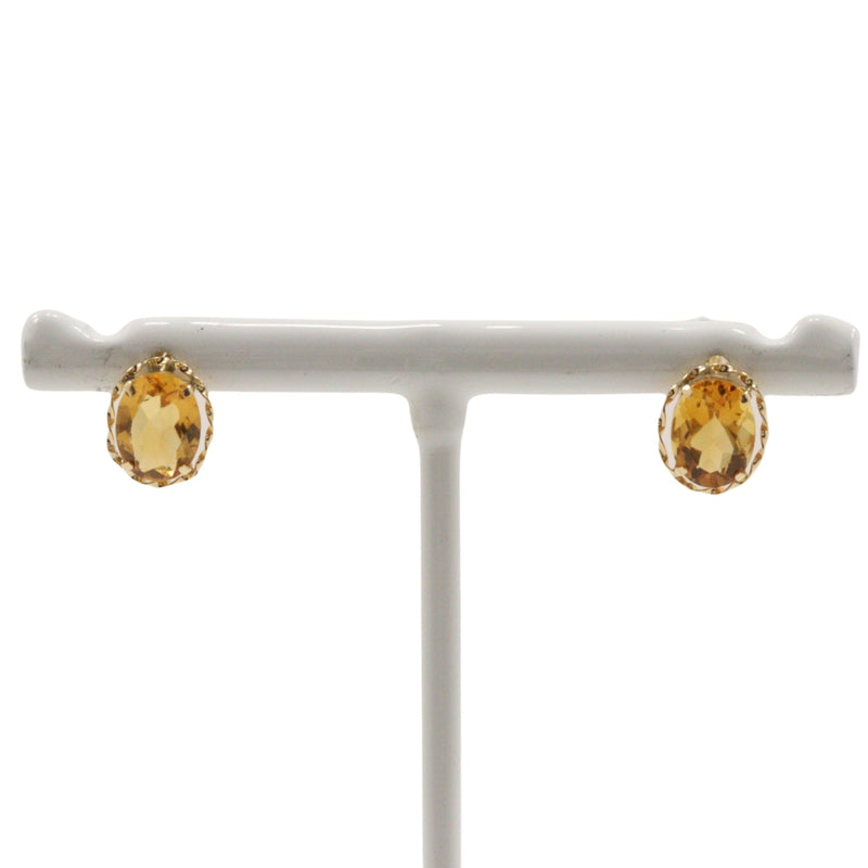 Boucles d'oreilles K18 Jaune Gol