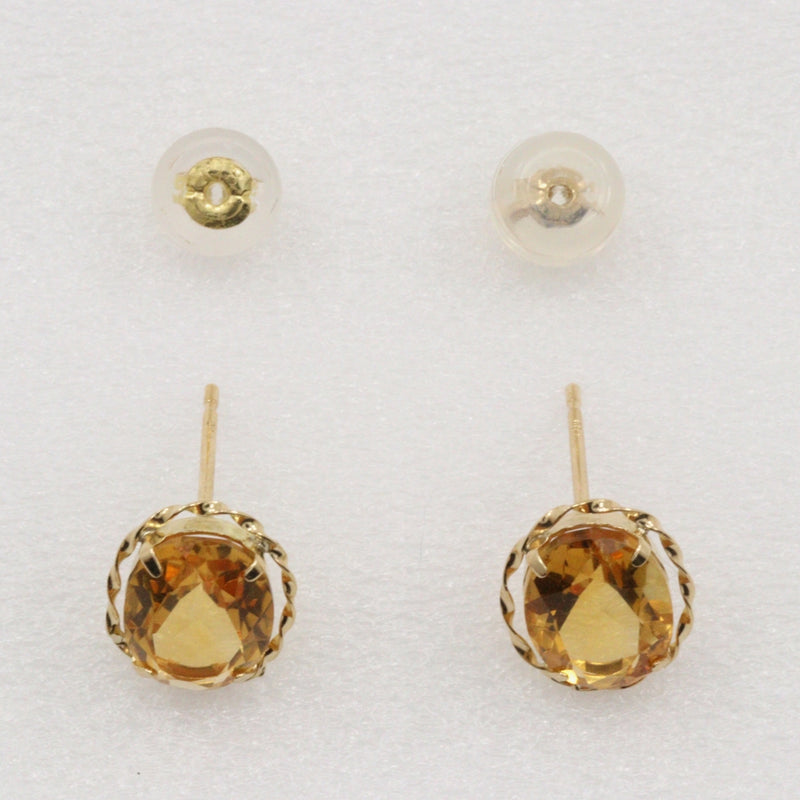 Boucles d'oreilles K18 Jaune Gol