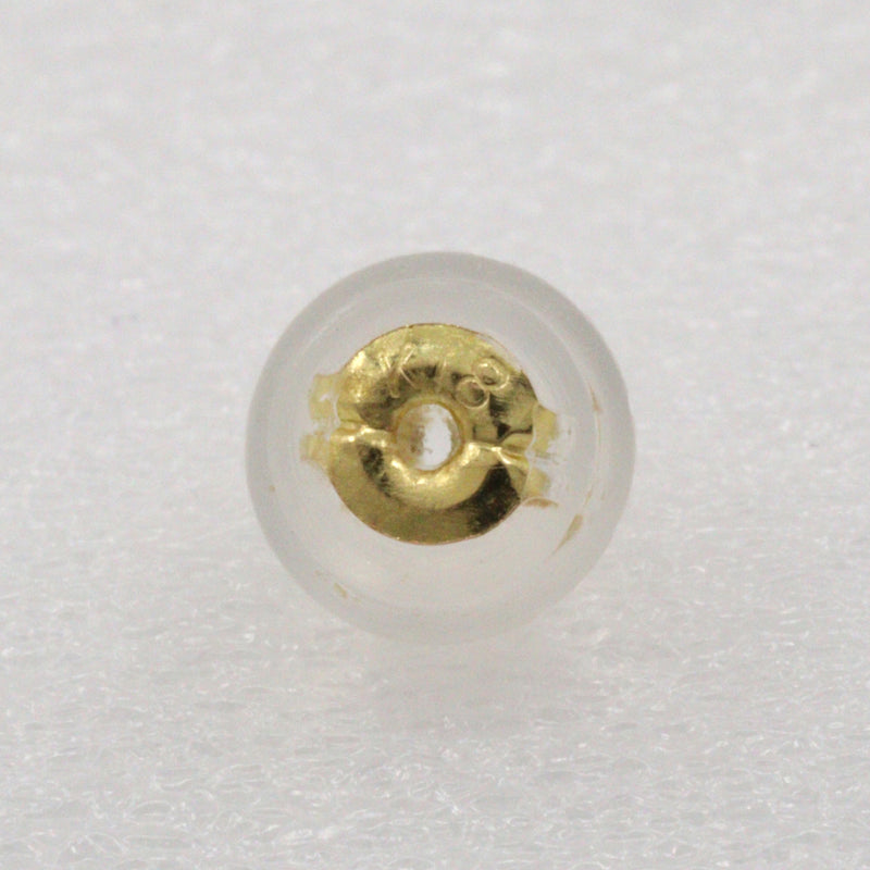 Piercing 18KYellow Gold x Citrin 1.00 engraved Approximately 1.1g Ladies A-Rank