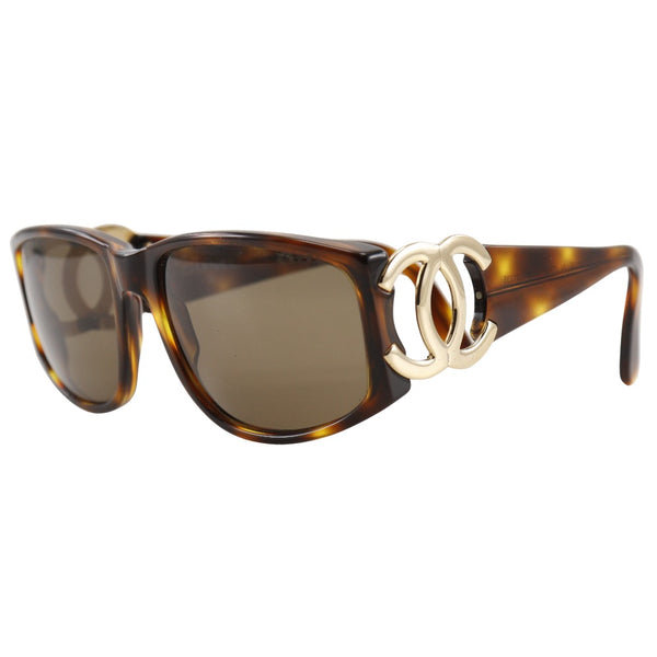 [CHANEL] Chanel COCO Mark Sunglasses 02461 91235 PlatSticky Brown COCO MARK Ladies