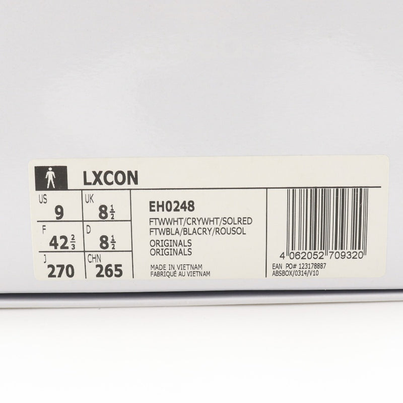 【adidas】アディダス
 レキシコン スニーカー
 LXCON EH0248 合成繊維 白 lexicon メンズAランク