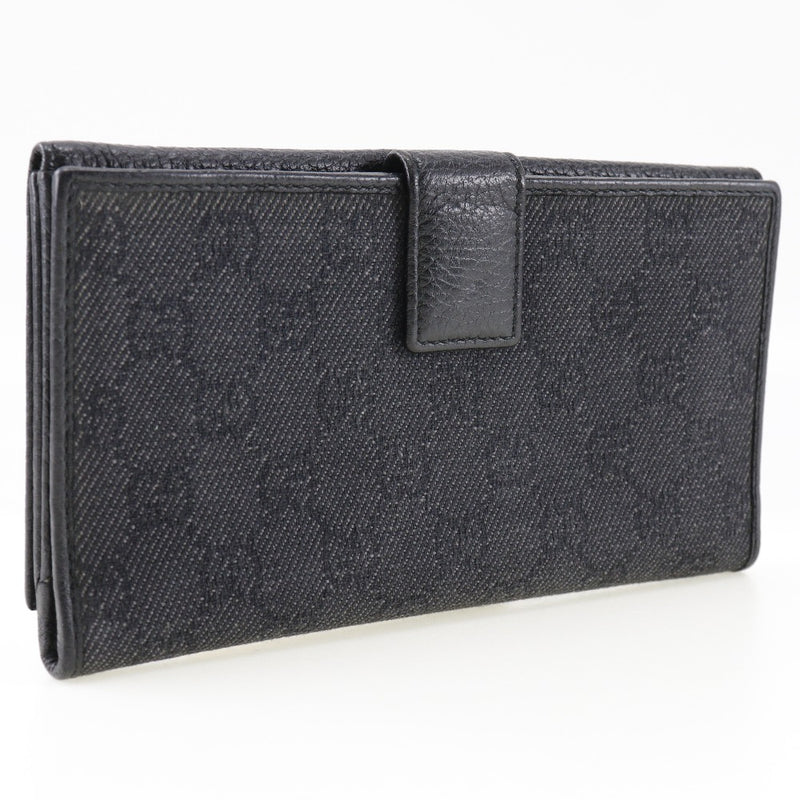 [GUCCI] Gucci 
 long wallet 
 143391 Leather snap button unisex