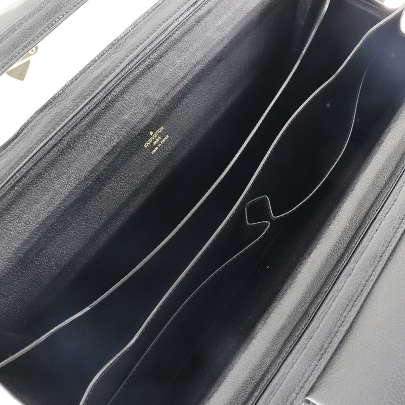 【LOUIS VUITTON】ルイ・ヴィトン
 パイロットケース ビジネスバッグ
 ウラル クロコダイル 黒 AS1010刻印 パチン錠 Pilot case メンズAランク