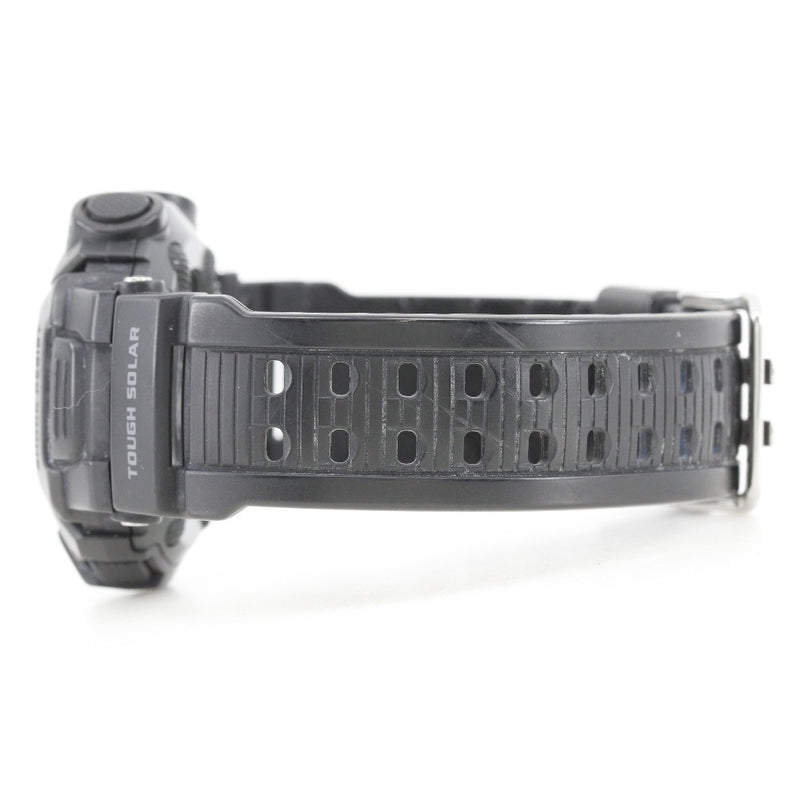 [CASIO] CASIO * 정크 시계 G-SHOCK MADMAN GW-9000 스테인리스 스틸 X 고무 태양 라디오 시계 검은 다이얼 * AS- ITEM MENES