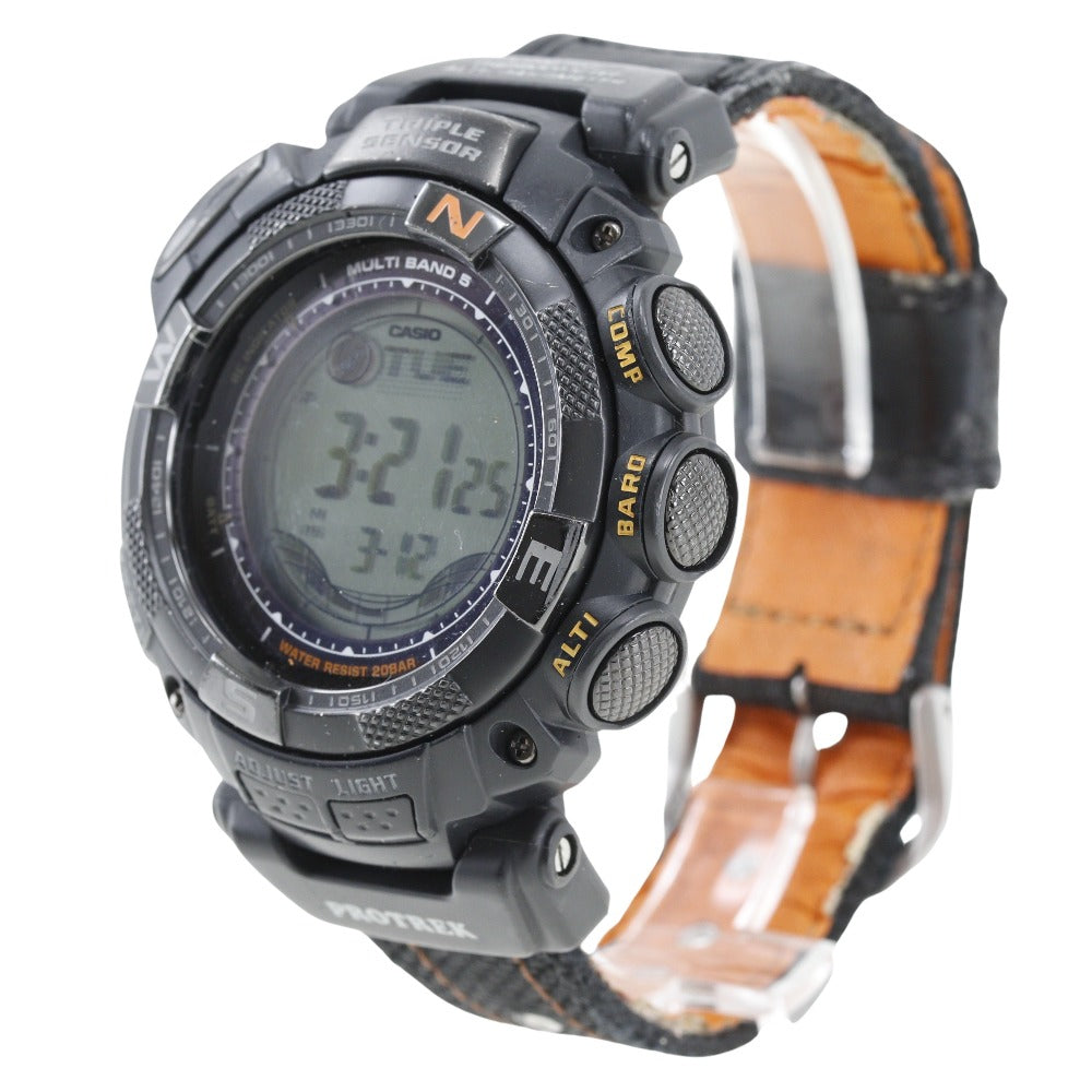 CASIO】カシオ G-SHOCK 腕時計 PROTREK プロトレック PRW-1500GBJ ステンレススチール ソーラー電波時計 デ –  KYOTO NISHIKINO