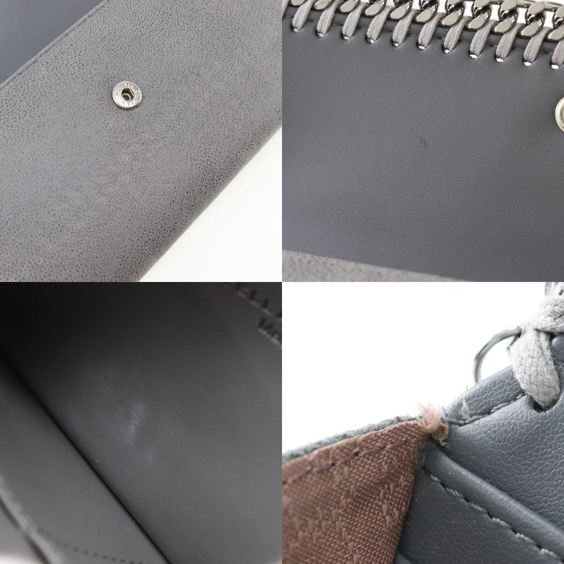 [Stella McCartney] Stella McCartney 
 Farabella long wallet 
 Synthetic leather snap button Falabella ladies