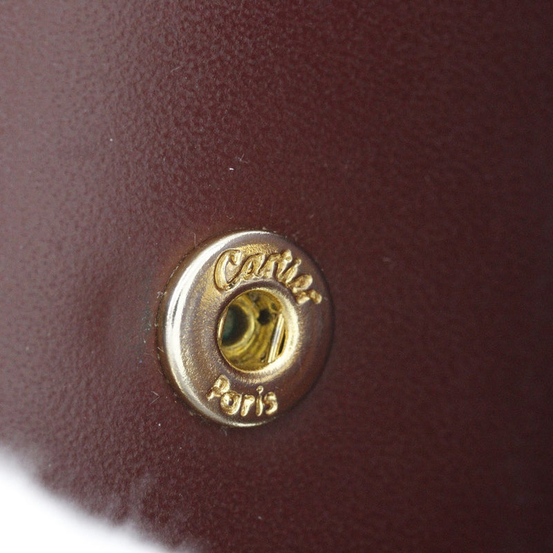 [Cartier] Cartier 
 Caso de 4 llave 
 Botón Snap de pantorrilla 4 HOPHS UNISEX