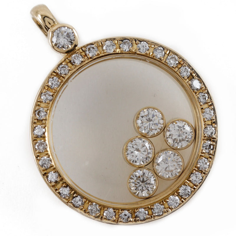 5p 다이아몬드 펜던트 상단 18K옐로우 골드 X 다이아몬드 0.60 스탬프 약. 4.6G 5P 다이아몬드 여성