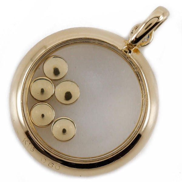 5p 다이아몬드 펜던트 상단 18K옐로우 골드 X 다이아몬드 0.60 스탬프 약. 4.6G 5P 다이아몬드 여성