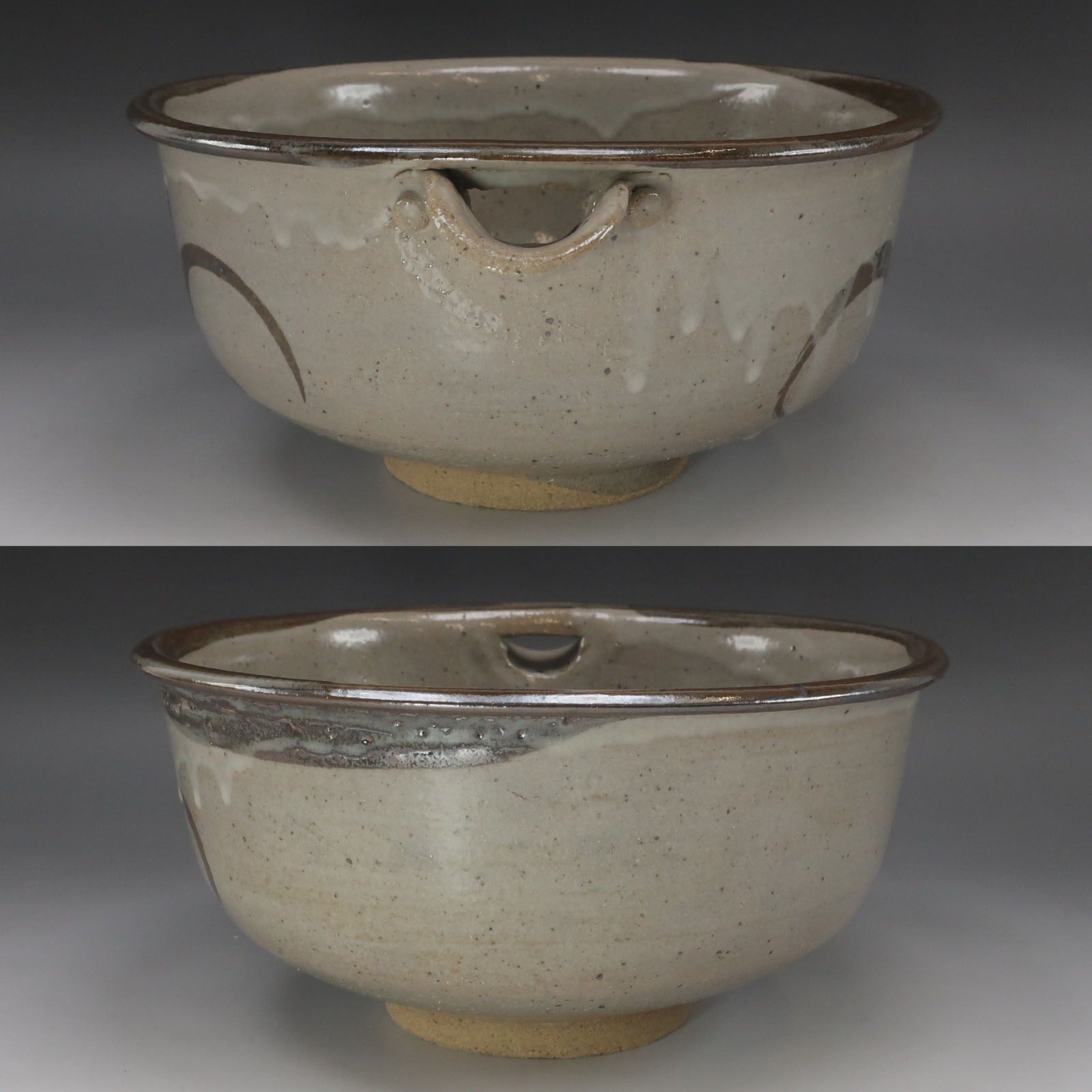 Karatsuyaki】唐津焼 十三代 中里太郎衛門 窯 作 絵唐津 片口 骨董品