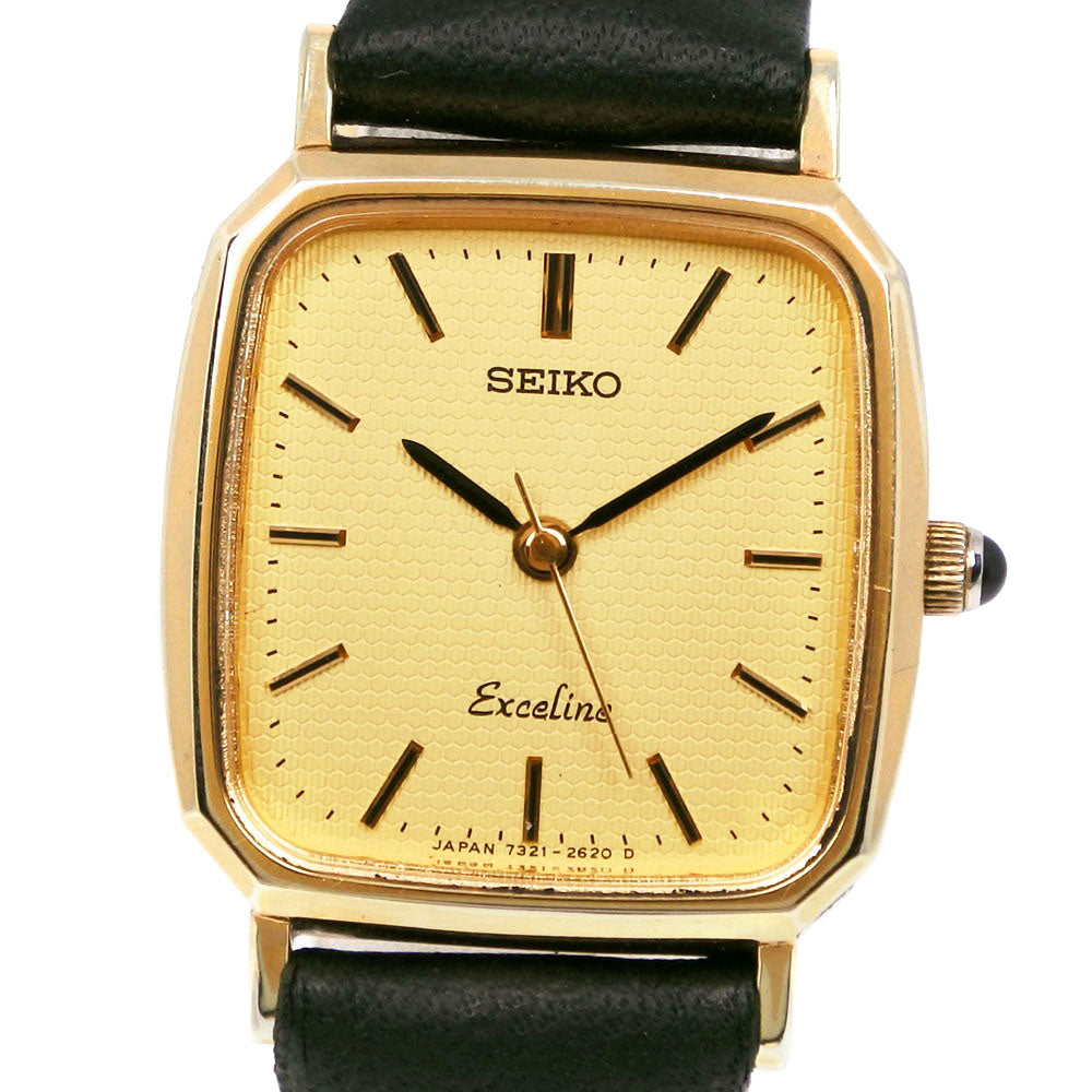 ​極美品純正ベルトセイコー エクセリーヌ 7321-6570 電池交換済 稼働品 SEIKO】セイコー エクセリーヌ 腕時計 7321-6570 クオーツ – NISHIKINO