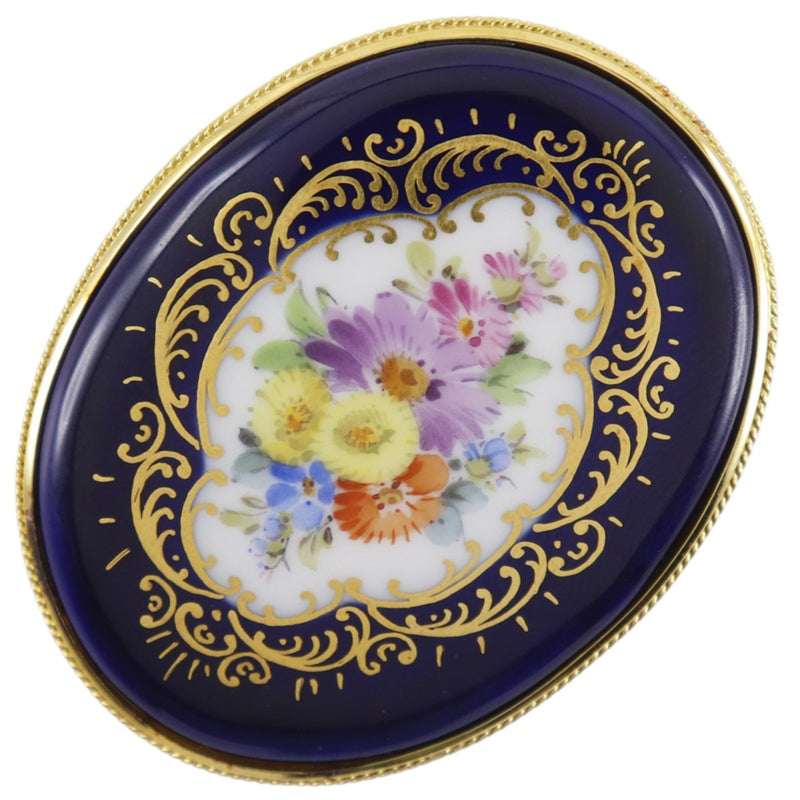 マイセン　ブローチ Meissen】マイセン フラワー ブローチ – NISHIKINO VINTAGE KYOTO