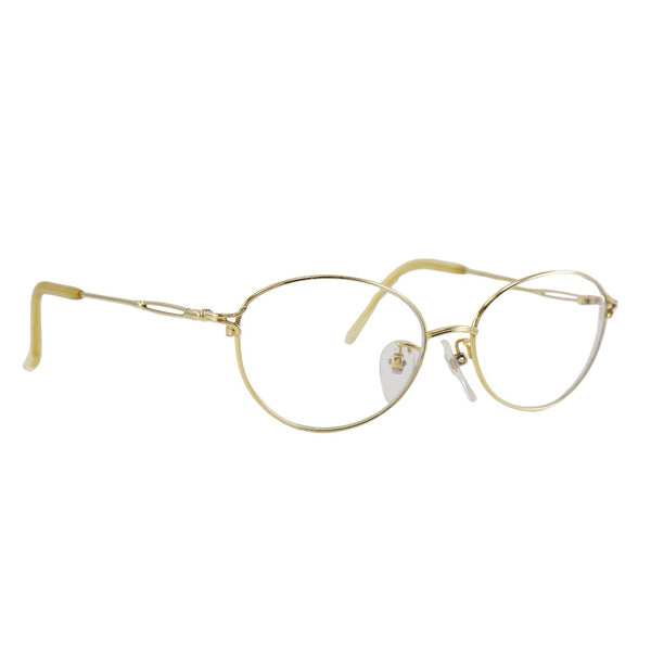 玻璃框架眼镜K18黄金眼镜框