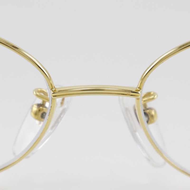 玻璃框架眼镜K18黄金眼镜框