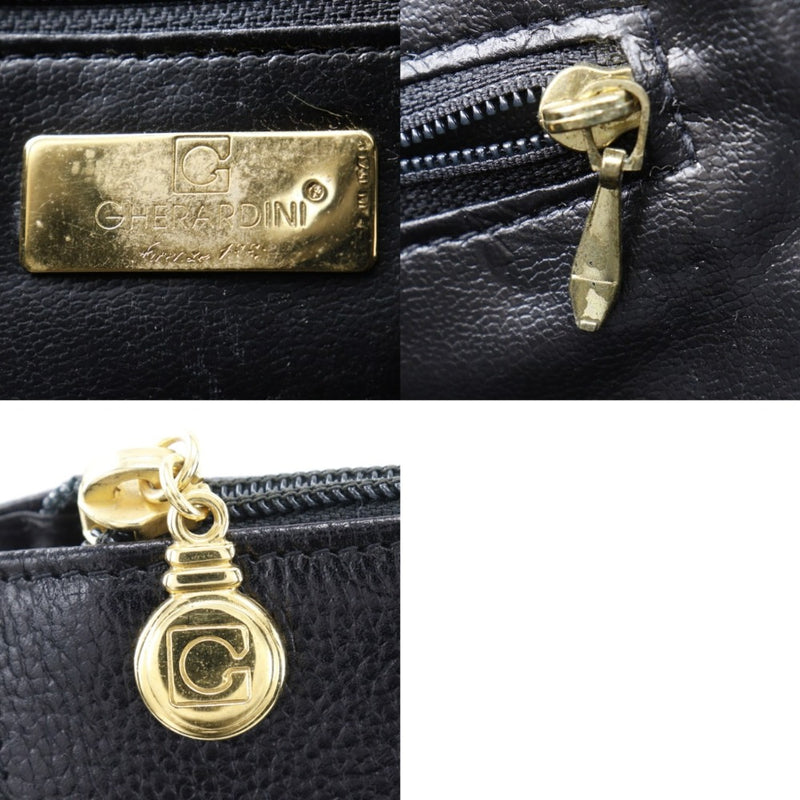 [GHERARDINI] Geraldini 
 Handbag 
 Leather handbag A4 fastener unisex A-rank